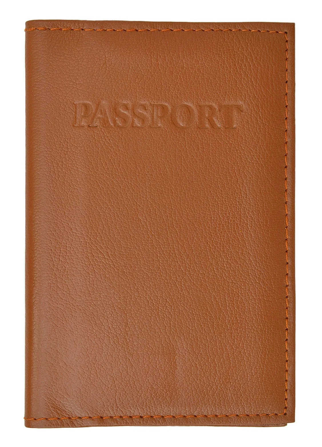 151CF BLIND /Travel Genuine Leather Passport Card Holder Case Protector Cover Organizer Wallet