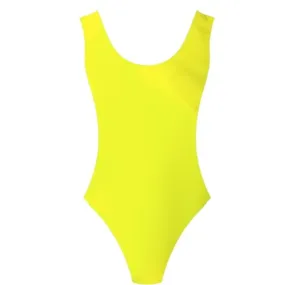 1980s Leotard - Neon Yellow