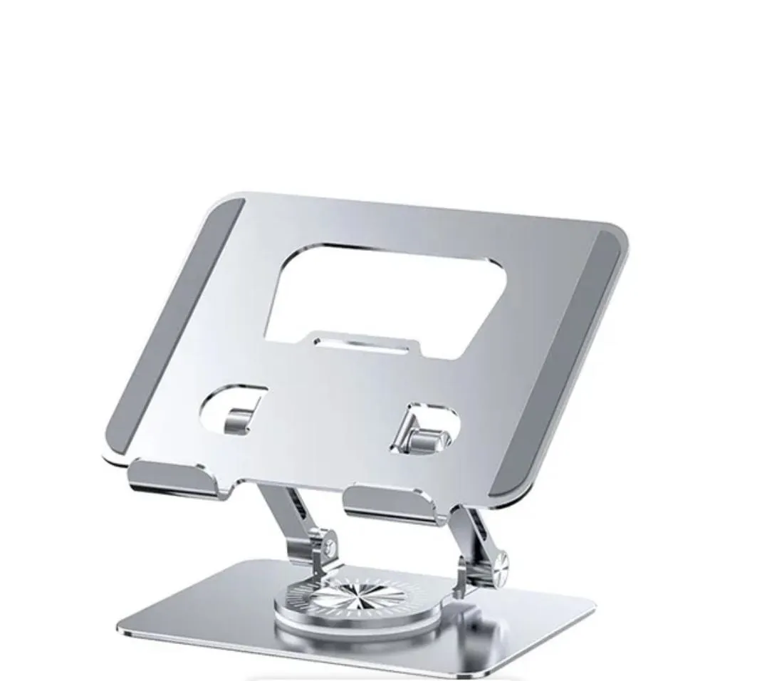 360 Rotating Portable Aluminum Adjustable Folding Tablet Stand Holder MS-001