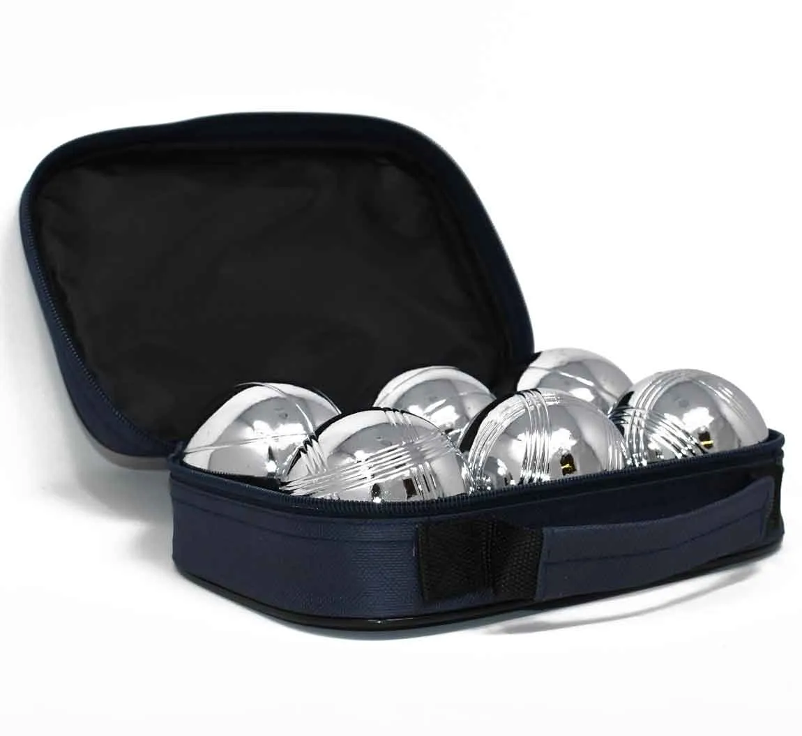 6 Ball Metal Boule Set