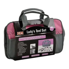 9-pc Complete Assortment LADY'S TOOL KIT w/ Bag - 3110-0