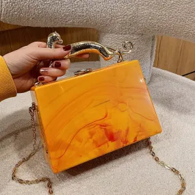 Acrylic Box Handbags for Women