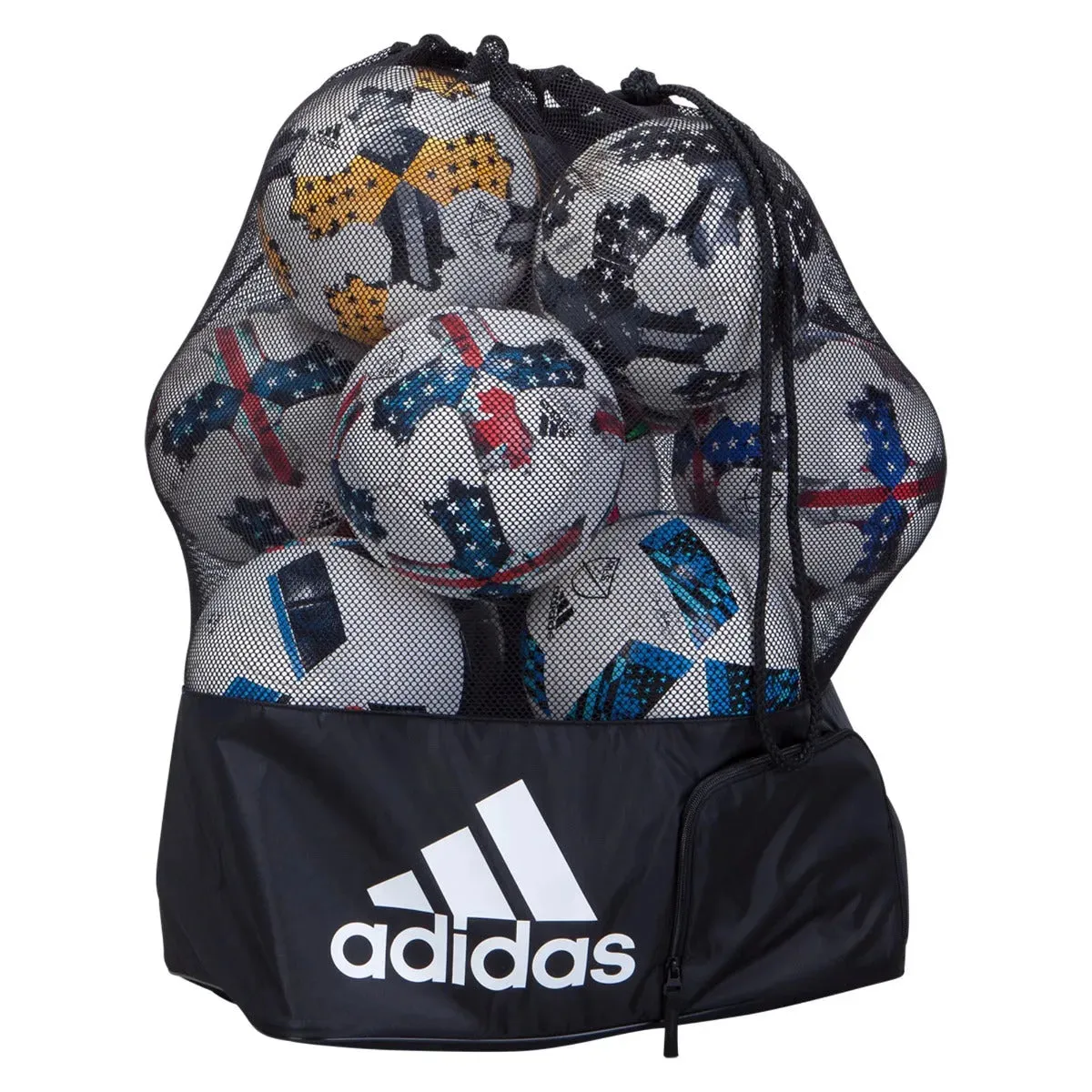 adidas 2024 MLS Mini Ball Size 1 - (10 Ball & Bag Bundle)