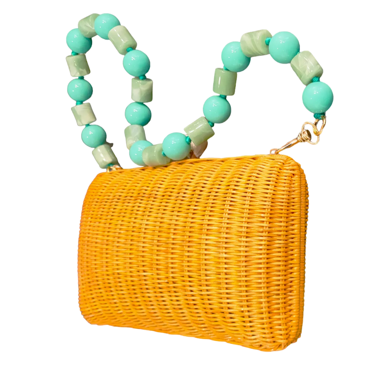 Alma Wicker Clutch