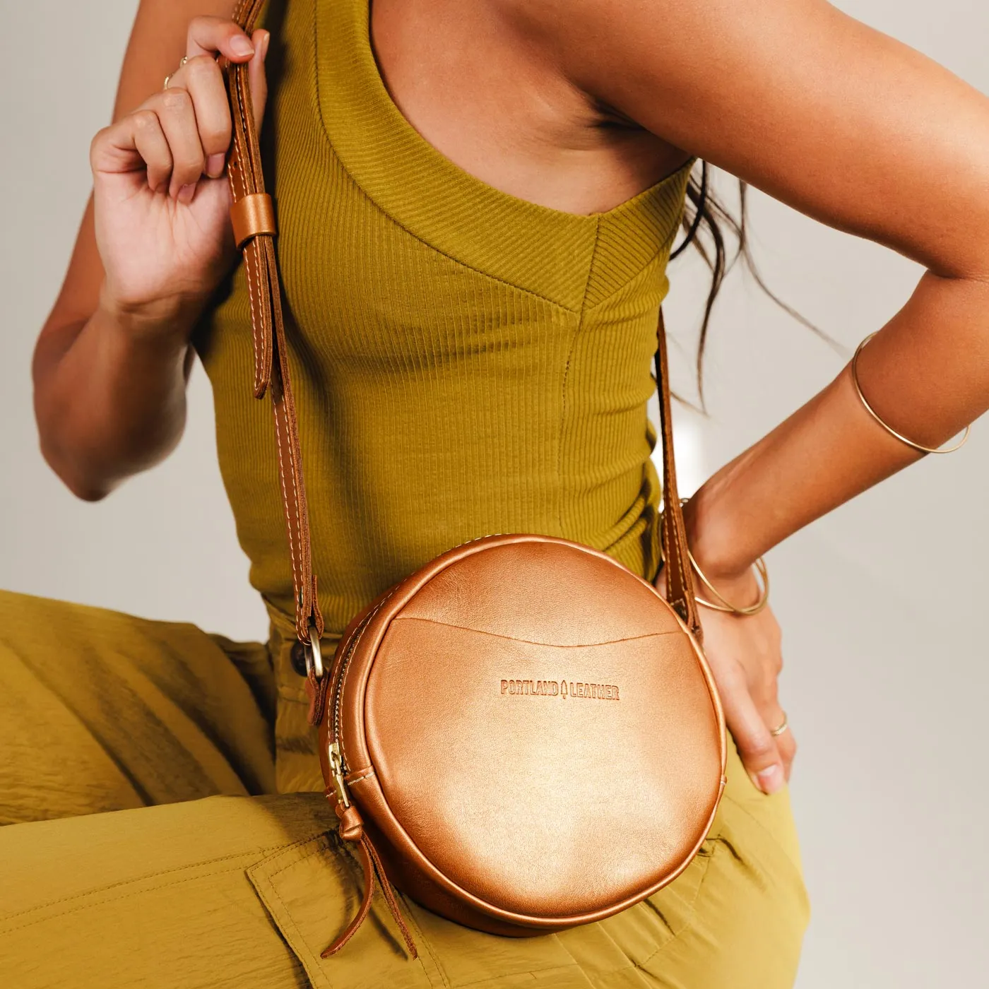 'Almost Perfect' Circle Crossbody