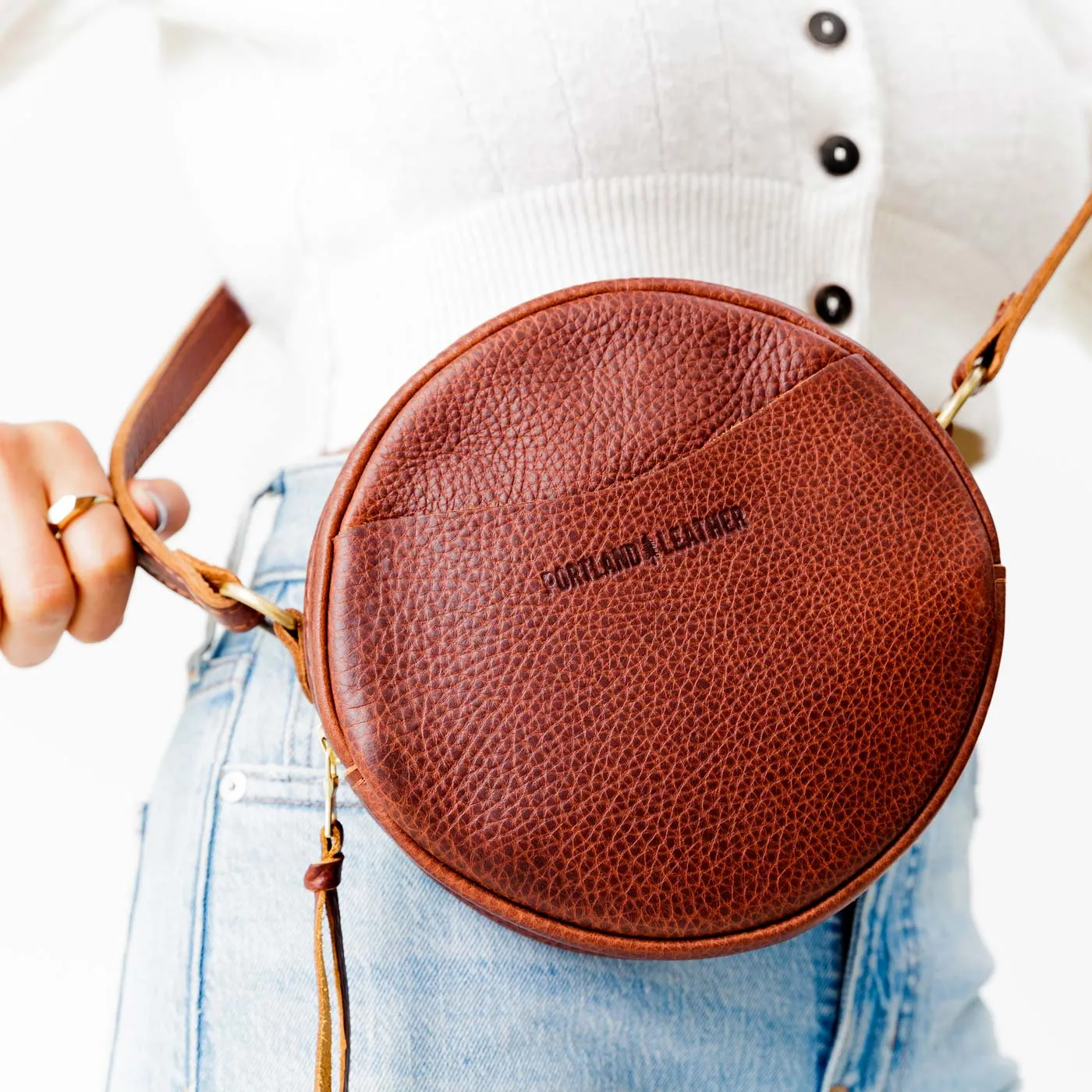 'Almost Perfect' Circle Crossbody