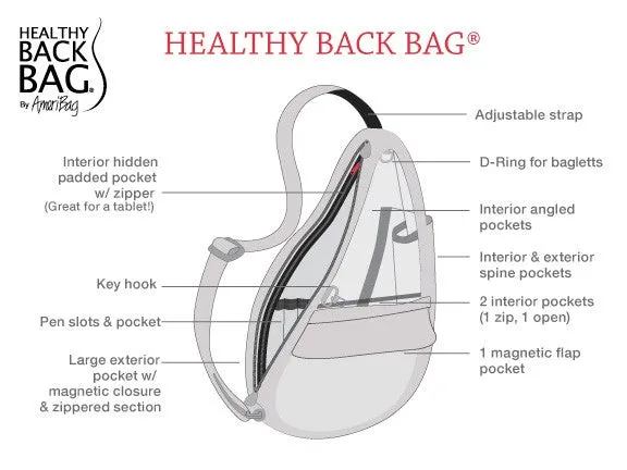 Ameribag Healthy Back Bag Microfiber : Small - #7103