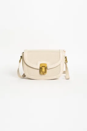 Amila Cream Crossbody Bag