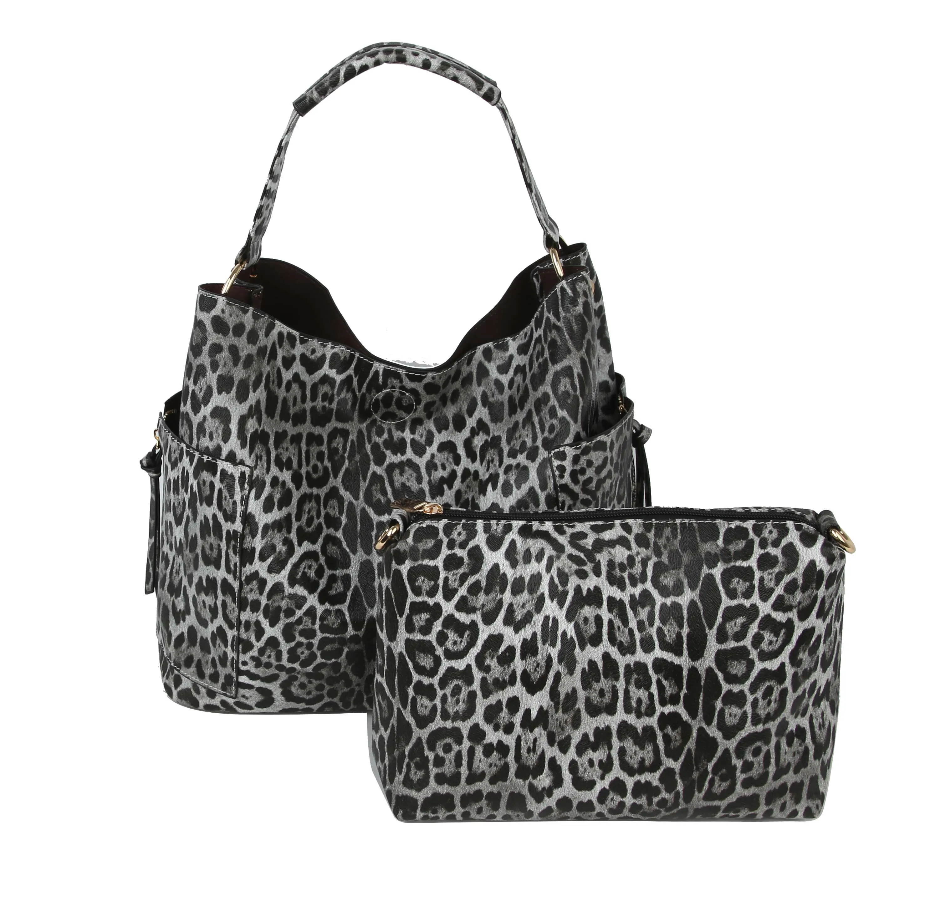 ANIMAL PRINT HOBO BAG