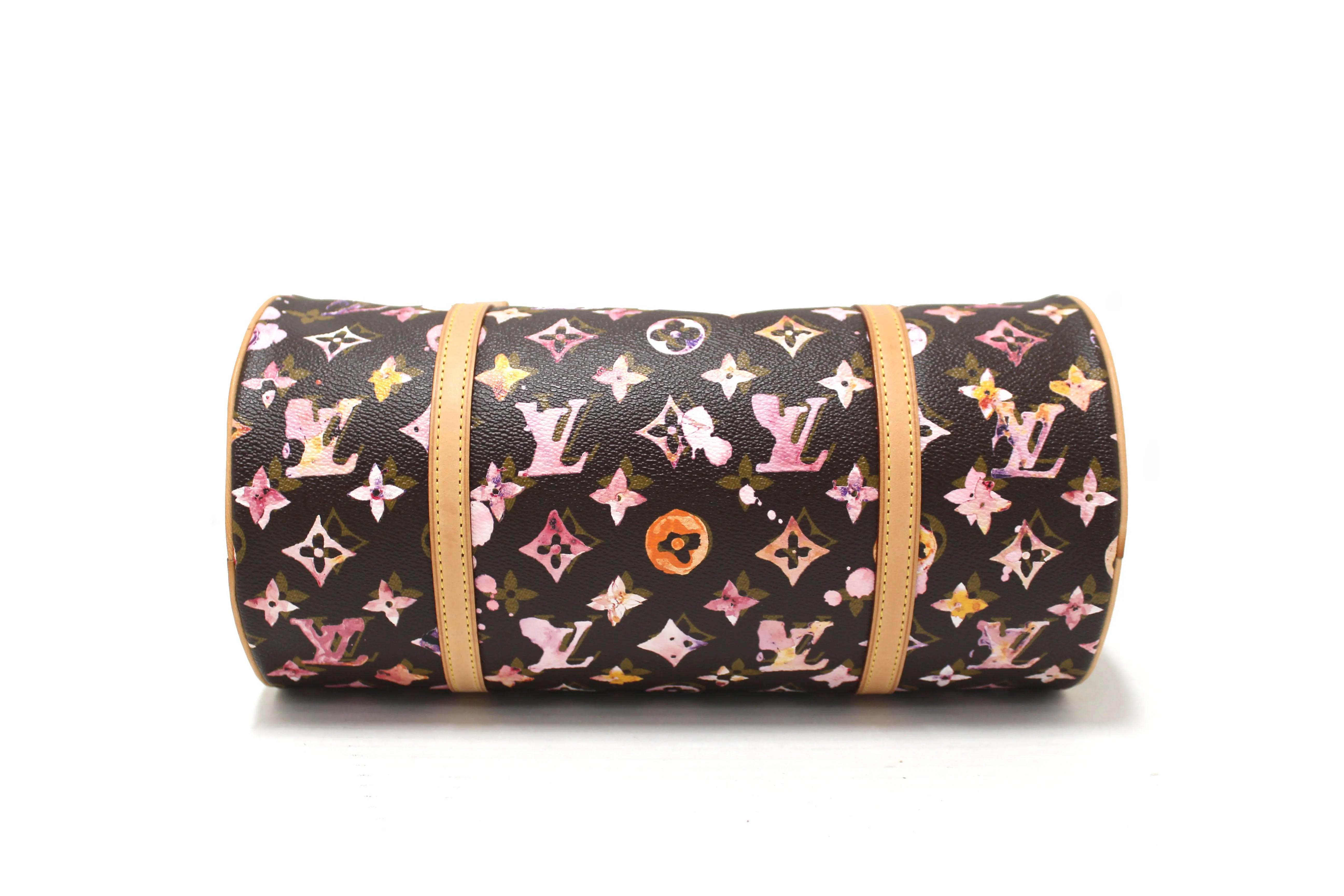 Authentic Louis Vuitton Limited Edition Brown Monogram Watercolor Papillon Bag