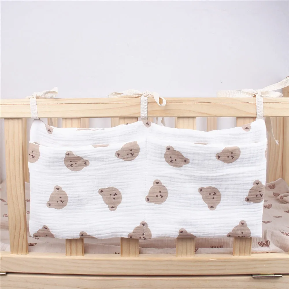 Baby Crib Storage Bag /Headboard Diaper Bag for Kids