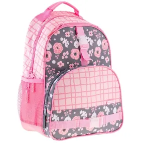 Backpack Charcoal Flower All Over Print