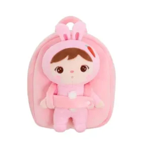 Backpack with Plush Doll for Toddlers and Kids - Ideal for School and Play