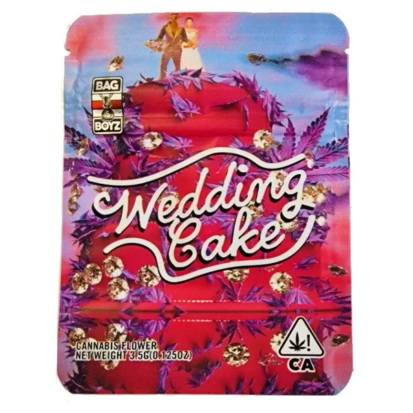 Bag Boyz - Wedding Cake - Mylar bags - 10cm x 12.8cm - (pack of 50)