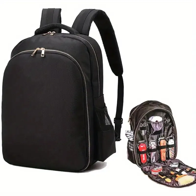 Barber Backpack Plain Black