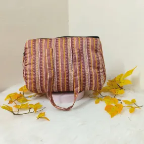 Barrel Handbags Onion Rose Colour Print