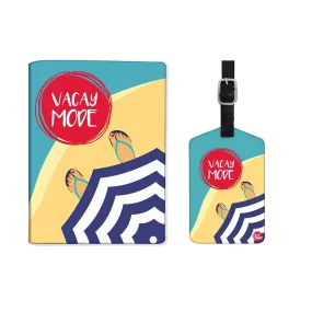 Best Passport Holder for Travel Case with Luggage Tag Set - Vacay Mode