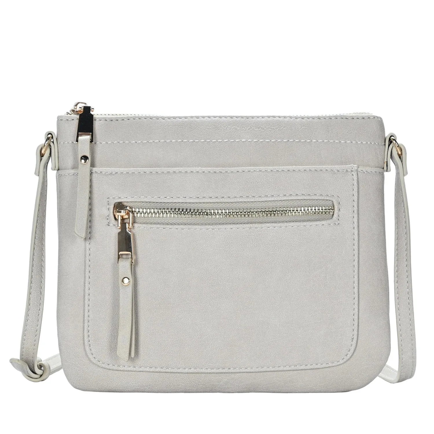 BGT5449 Multi Pockets Crossbody w/Front & Back Zippers