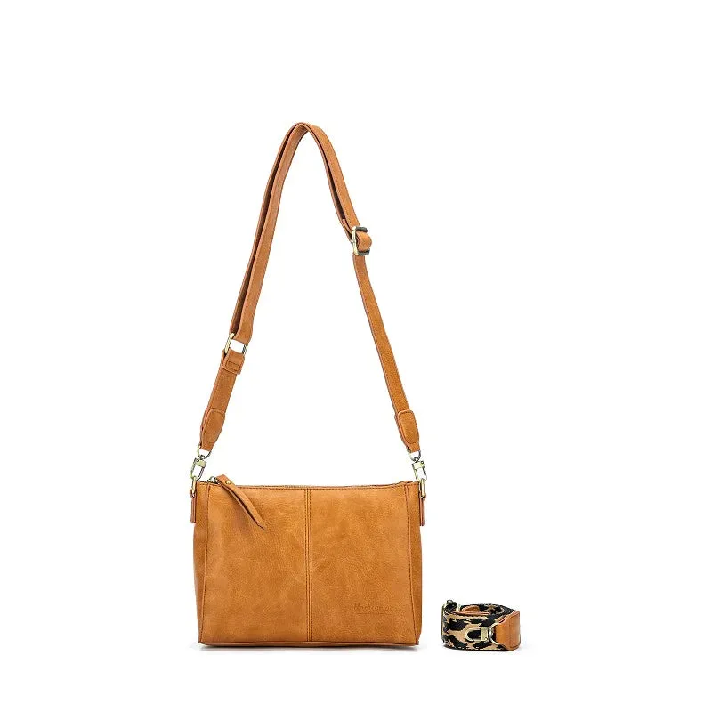 Black Caviar Designs Crossbody Bag - Aspen Tan