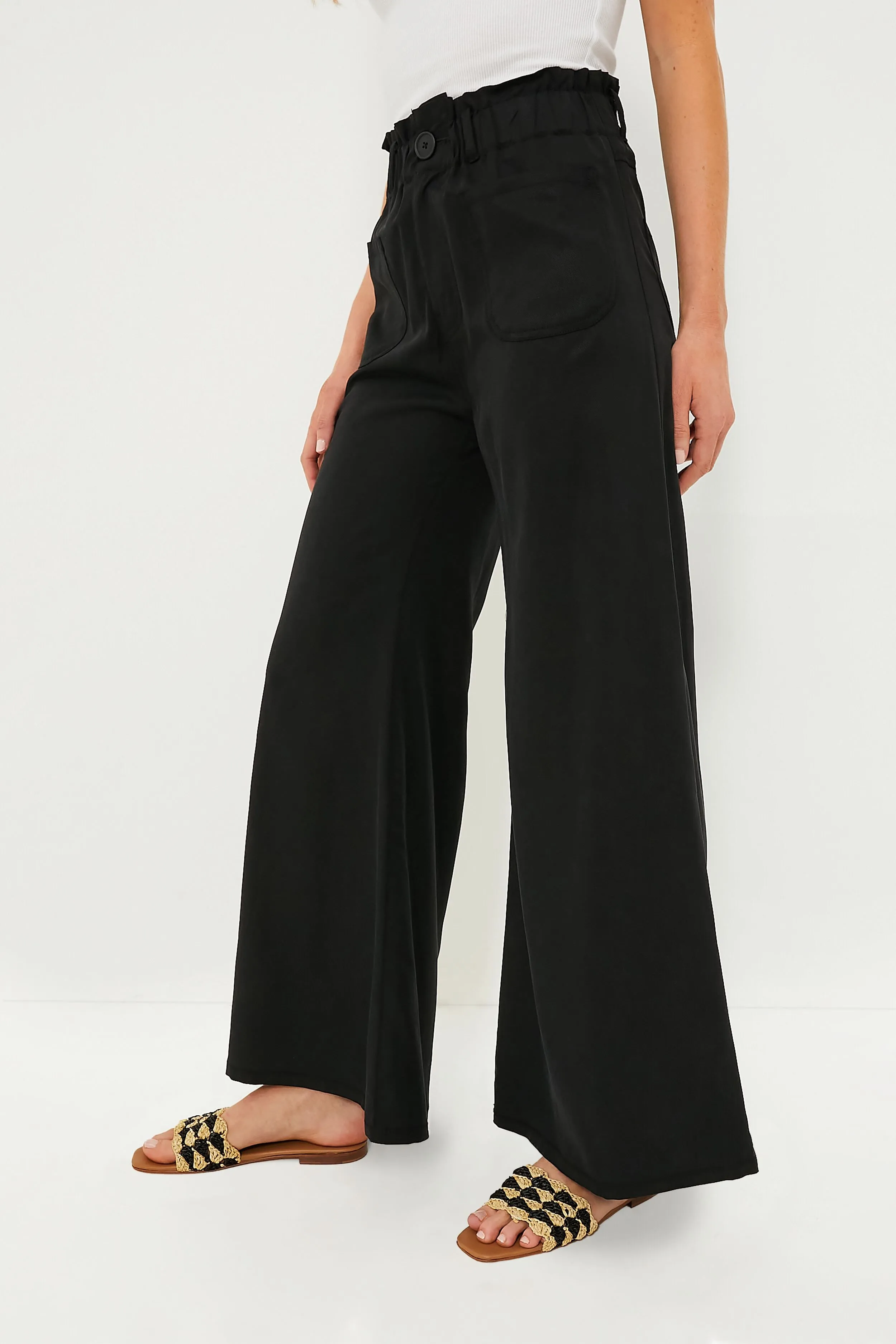 Black Tulip Wide Leg Pant