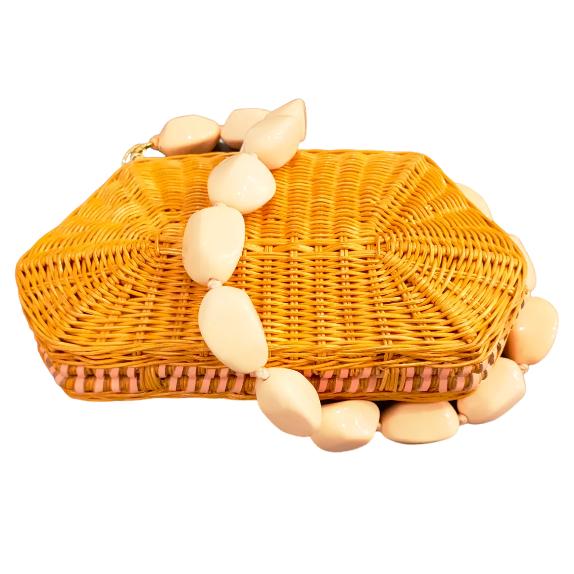 Blanca Wicker Clutch