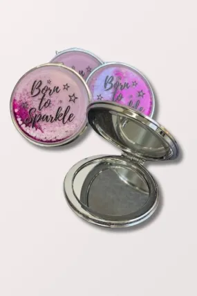 Born To Sparkle Compact Mirror