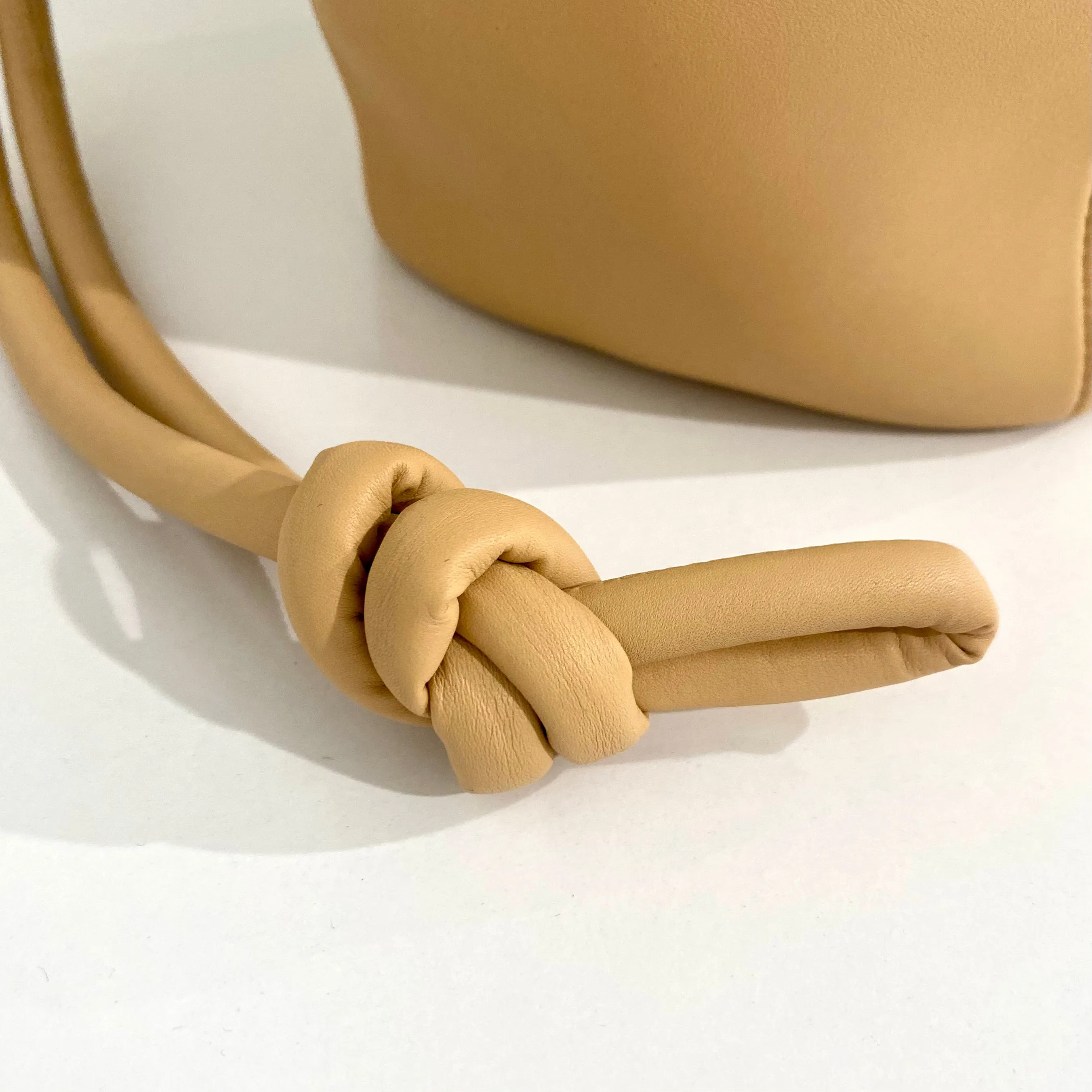 Bottega Veneta Beige Bucket Bag