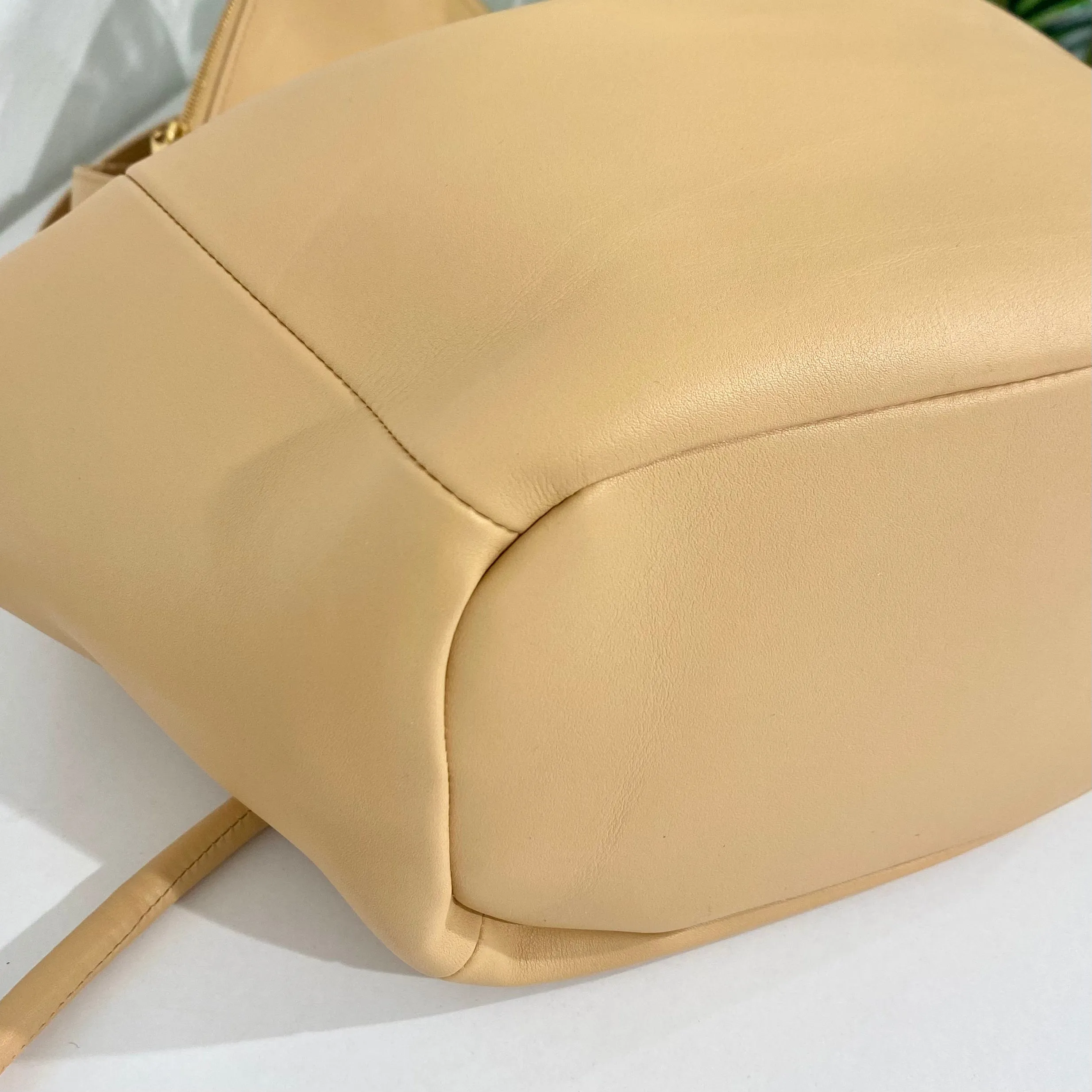 Bottega Veneta Beige Bucket Bag