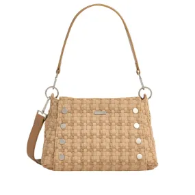 BRYANT MED Handbag in Carpenter's Weave/ Silver