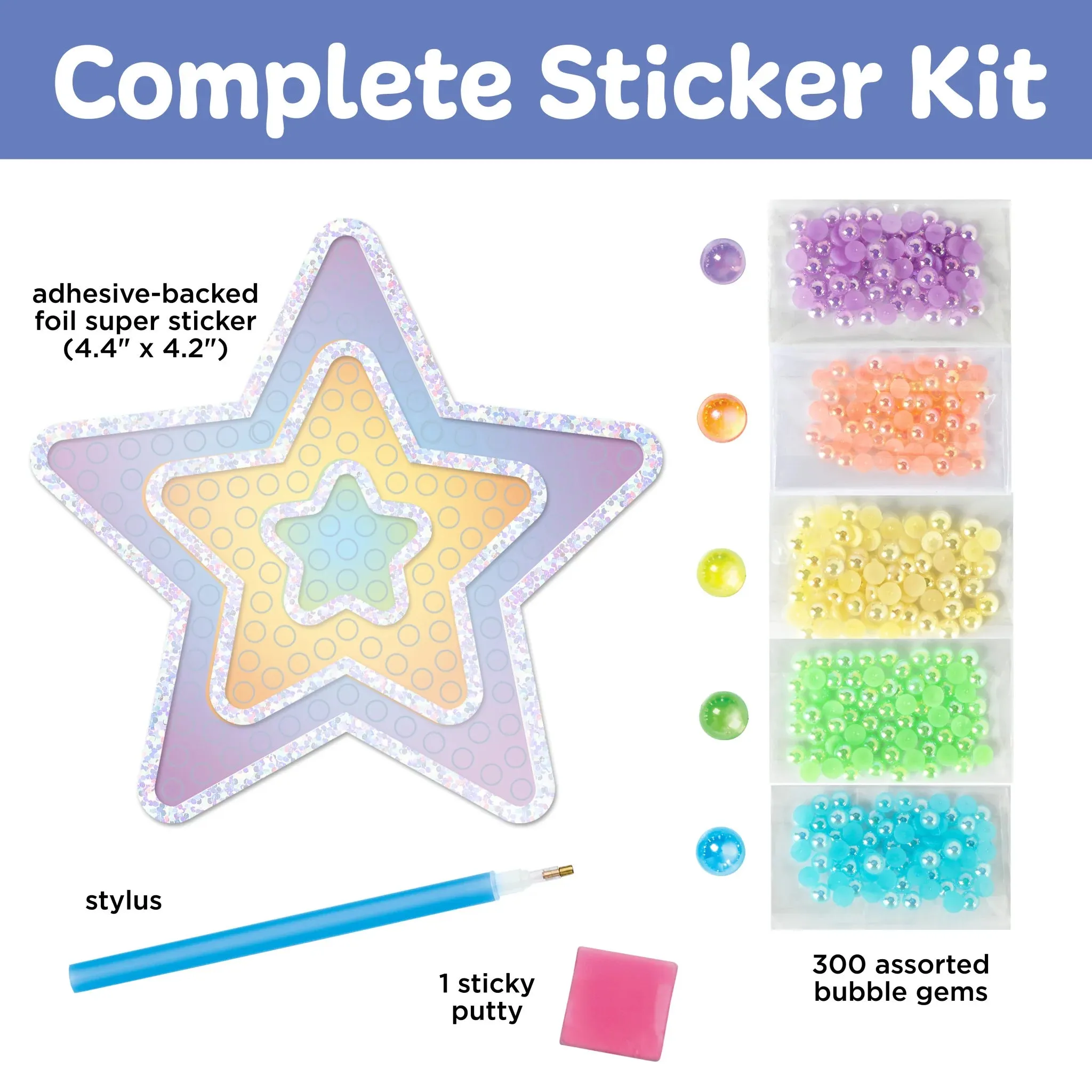 Bubble Gems Super Sticker Star