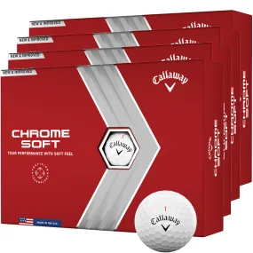 Callaway Chrome Soft Golf Balls - White - 4 for 3 (48 Pack)