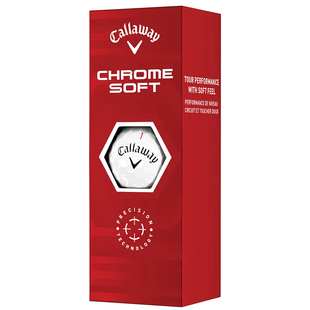 Callaway Chrome Soft Golf Balls - White - 4 for 3 (48 Pack)