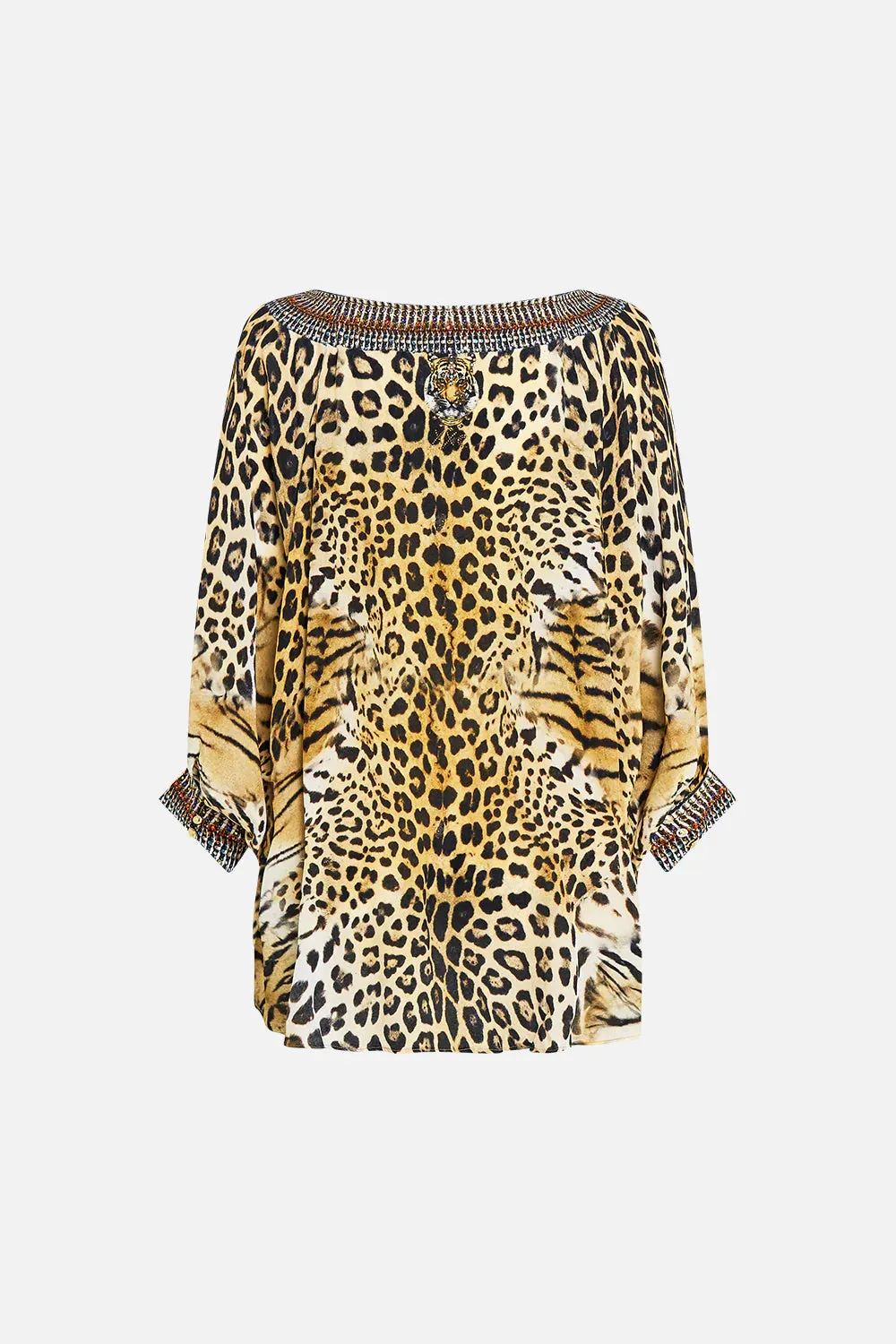 CAMILLA JAGUAR RAGLAN SLEEVE BLOUSE WITH CUFF