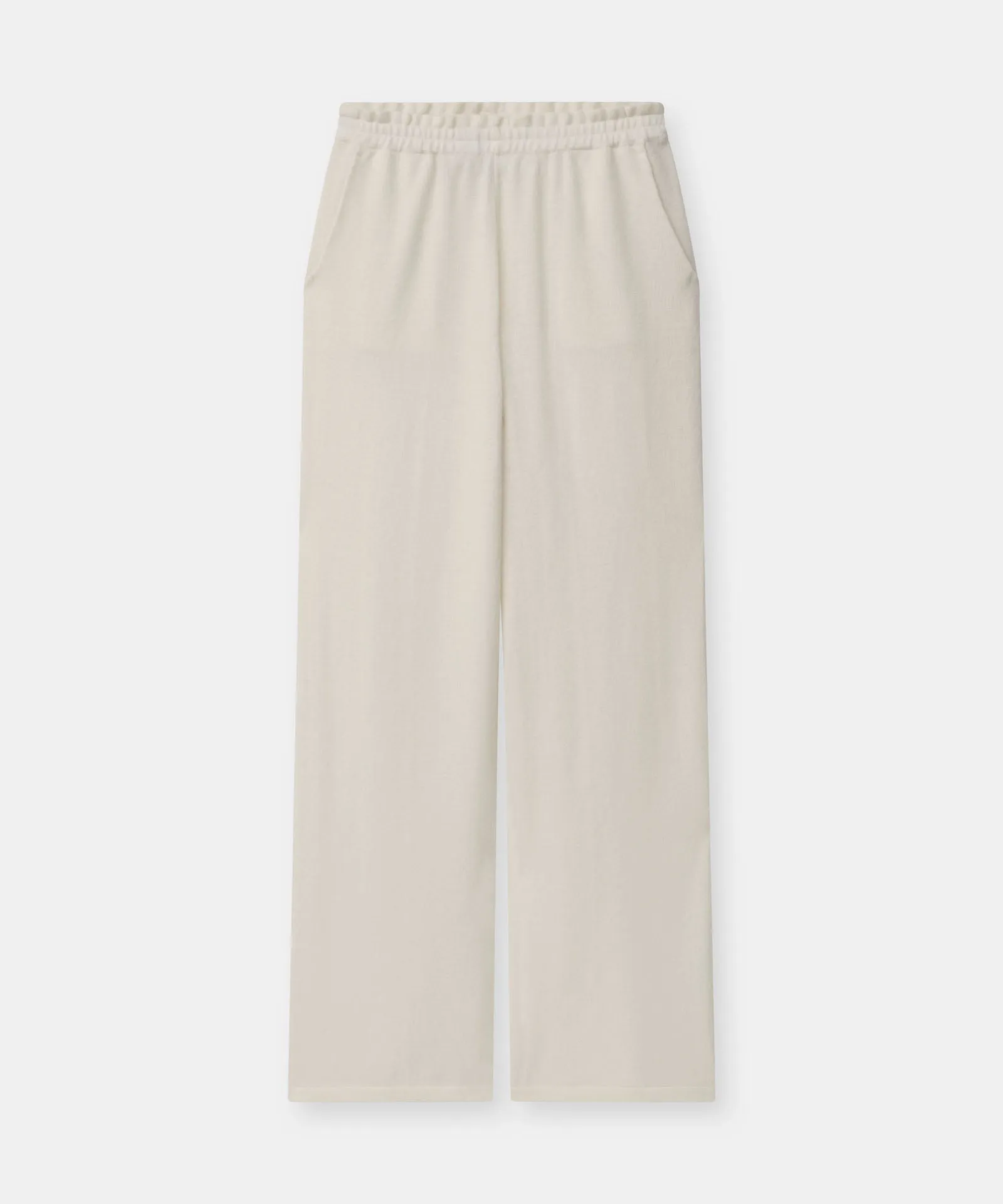 Cashmere Paperbag Wide Leg Pants