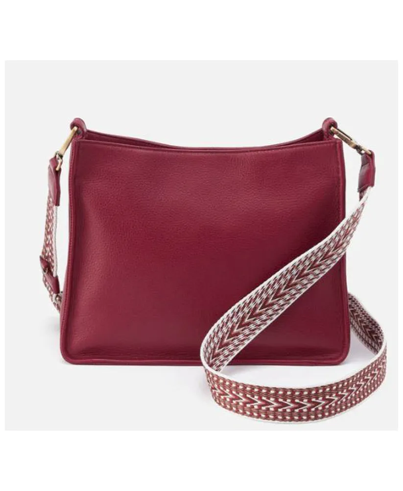 Cass Crossbody in Wine by Hobo