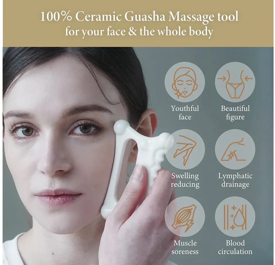 Ceramic Gua Sha Massage Tool