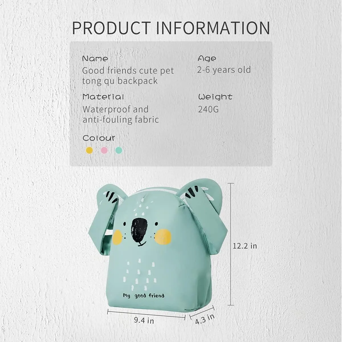 Children's Good Friend Series Backpack | Koala