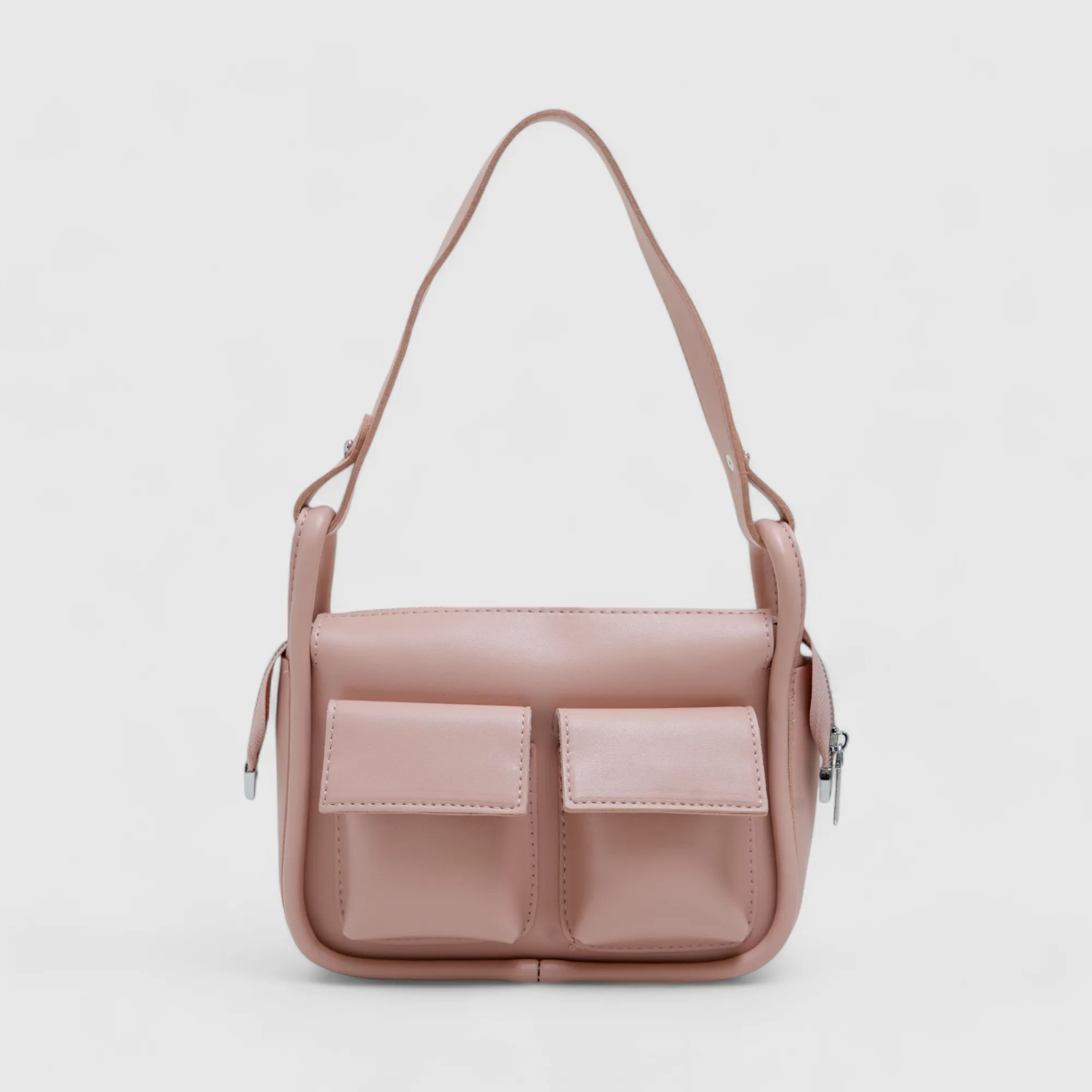 Chokore Minimalist Leather Handbag (Pink)