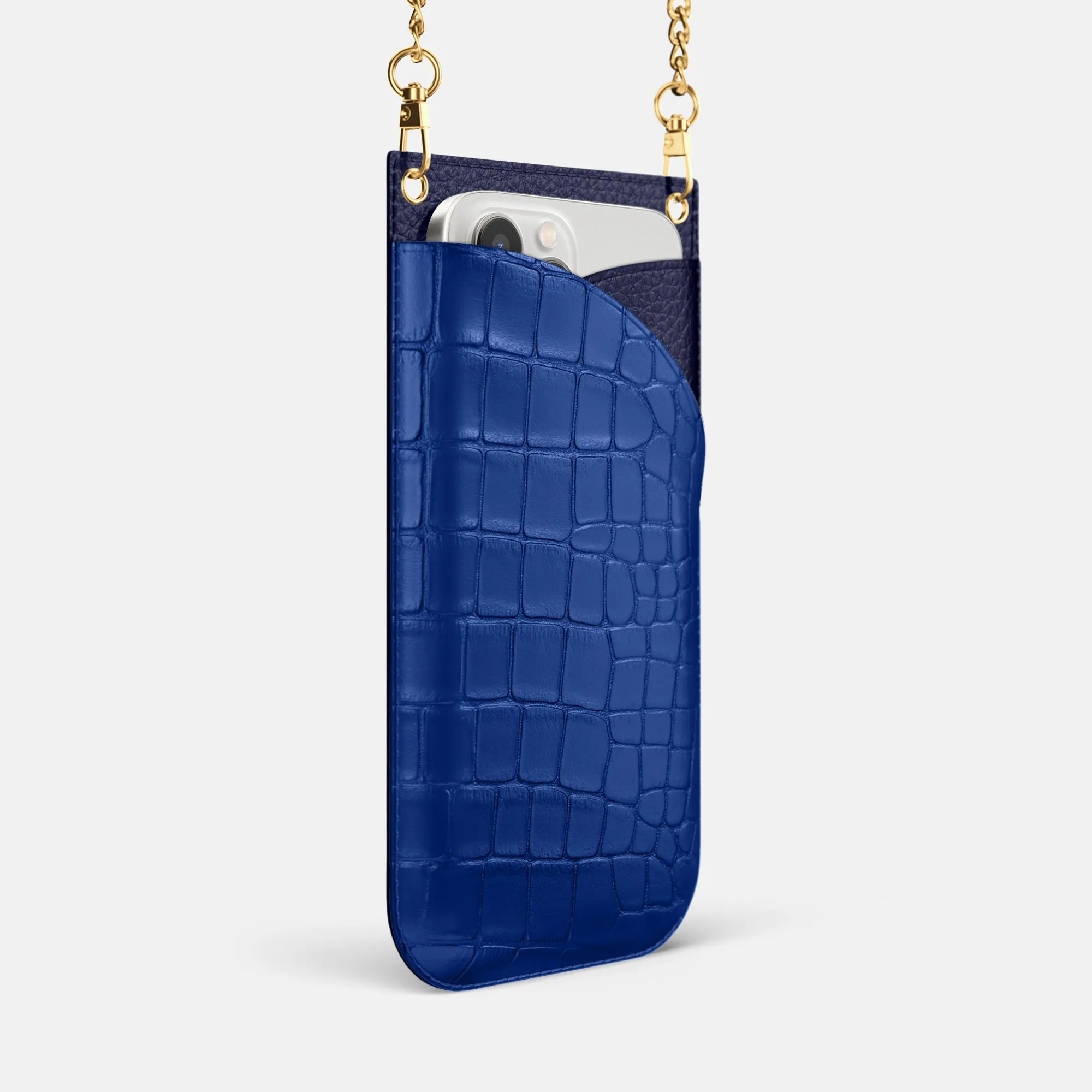 Crossbody Bag For iPhone 16 Pro Max In Alligator