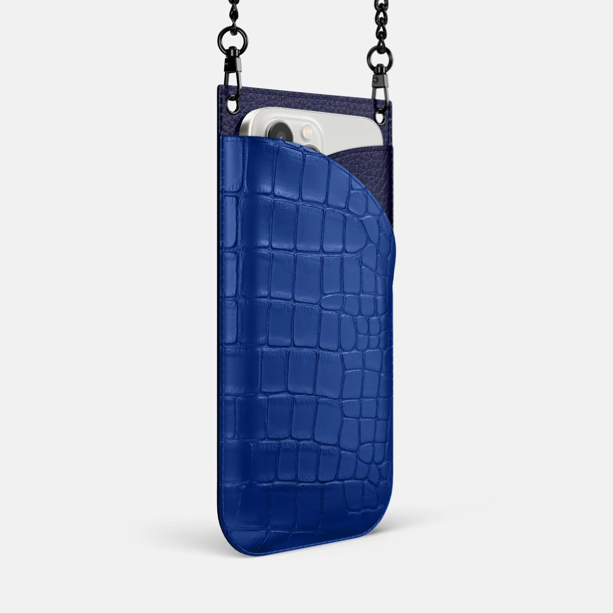 Crossbody Bag For iPhone 16 Pro Max In Alligator