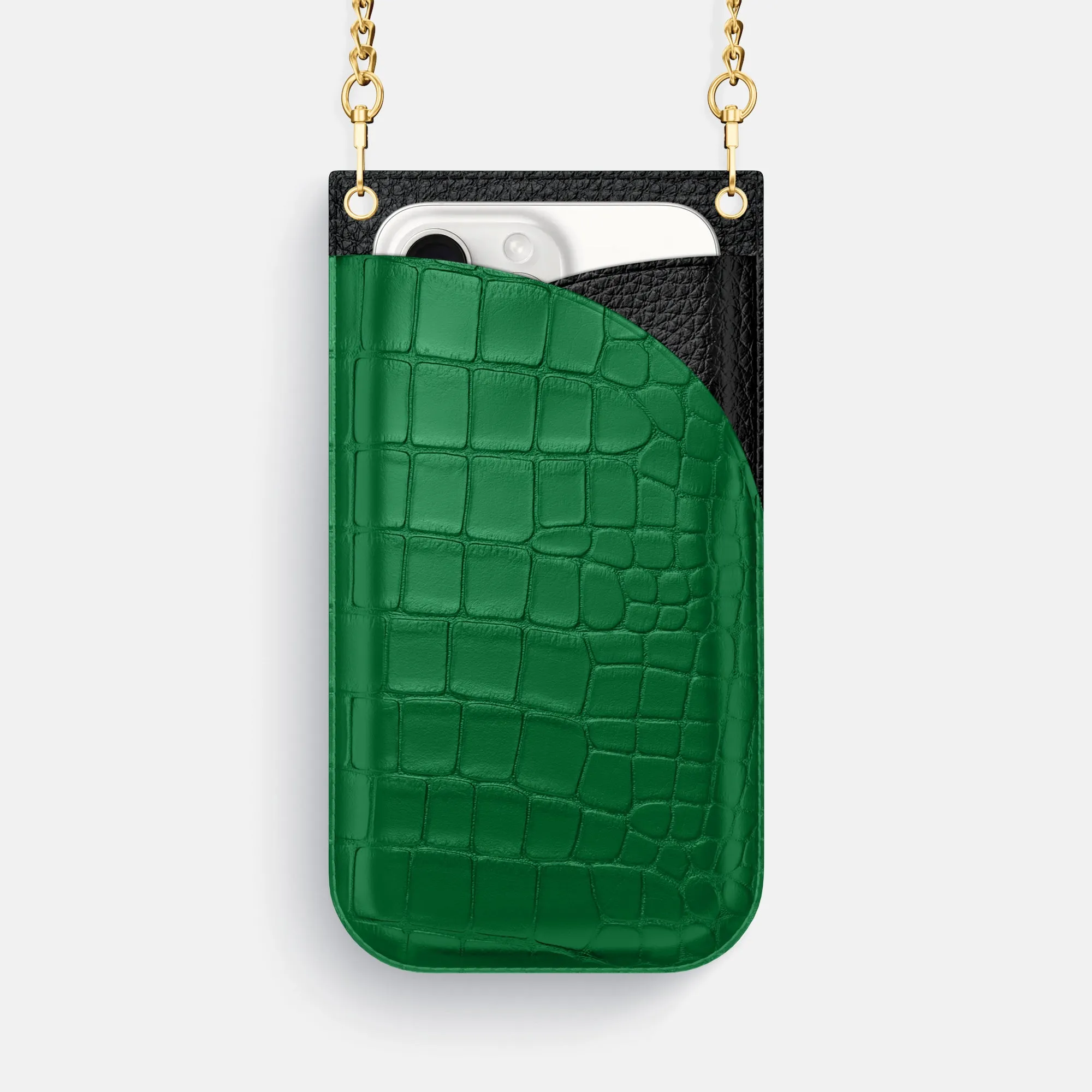 Crossbody Bag For iPhone 16 Pro Max In Alligator