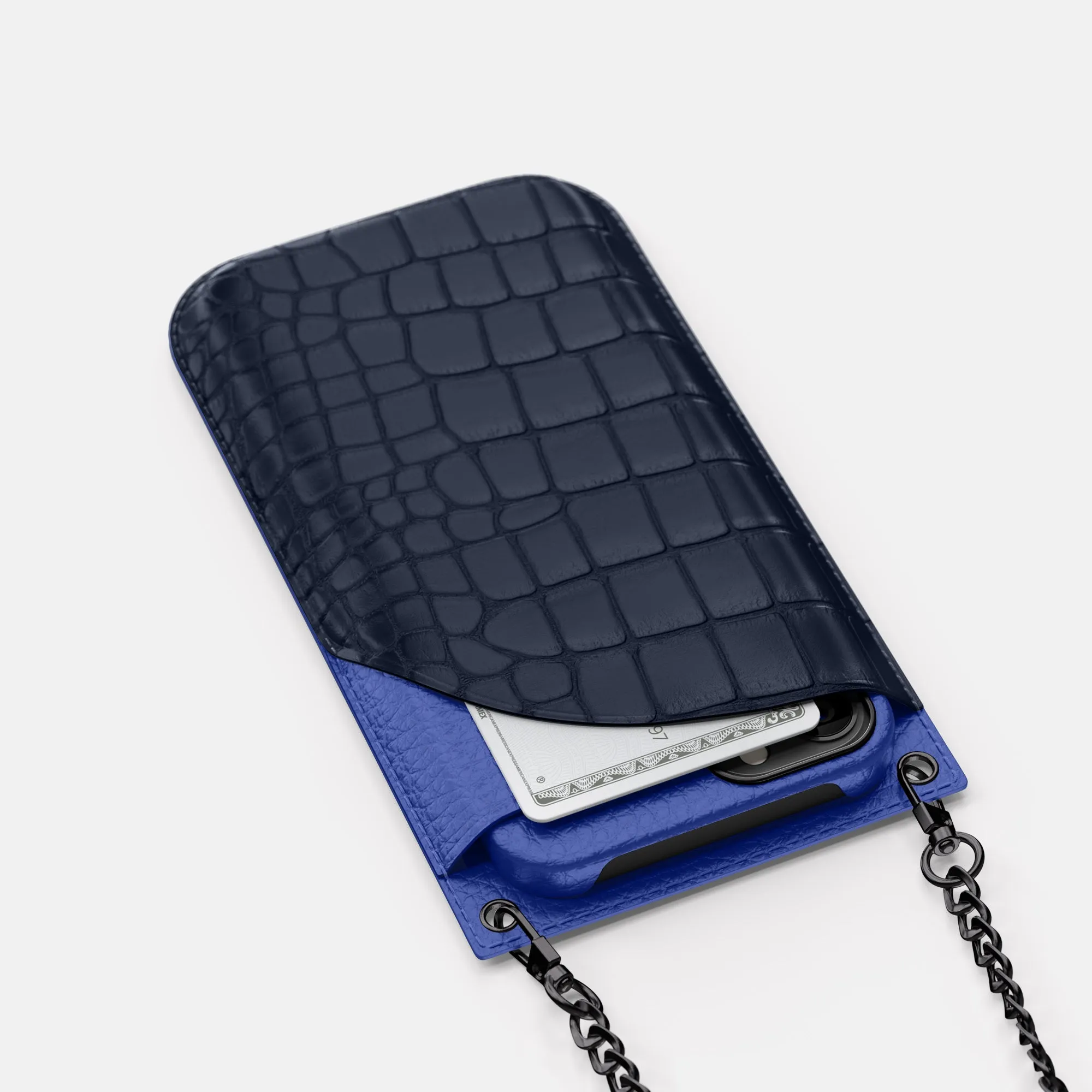 Crossbody Bag For iPhone 16 Pro Max In Alligator