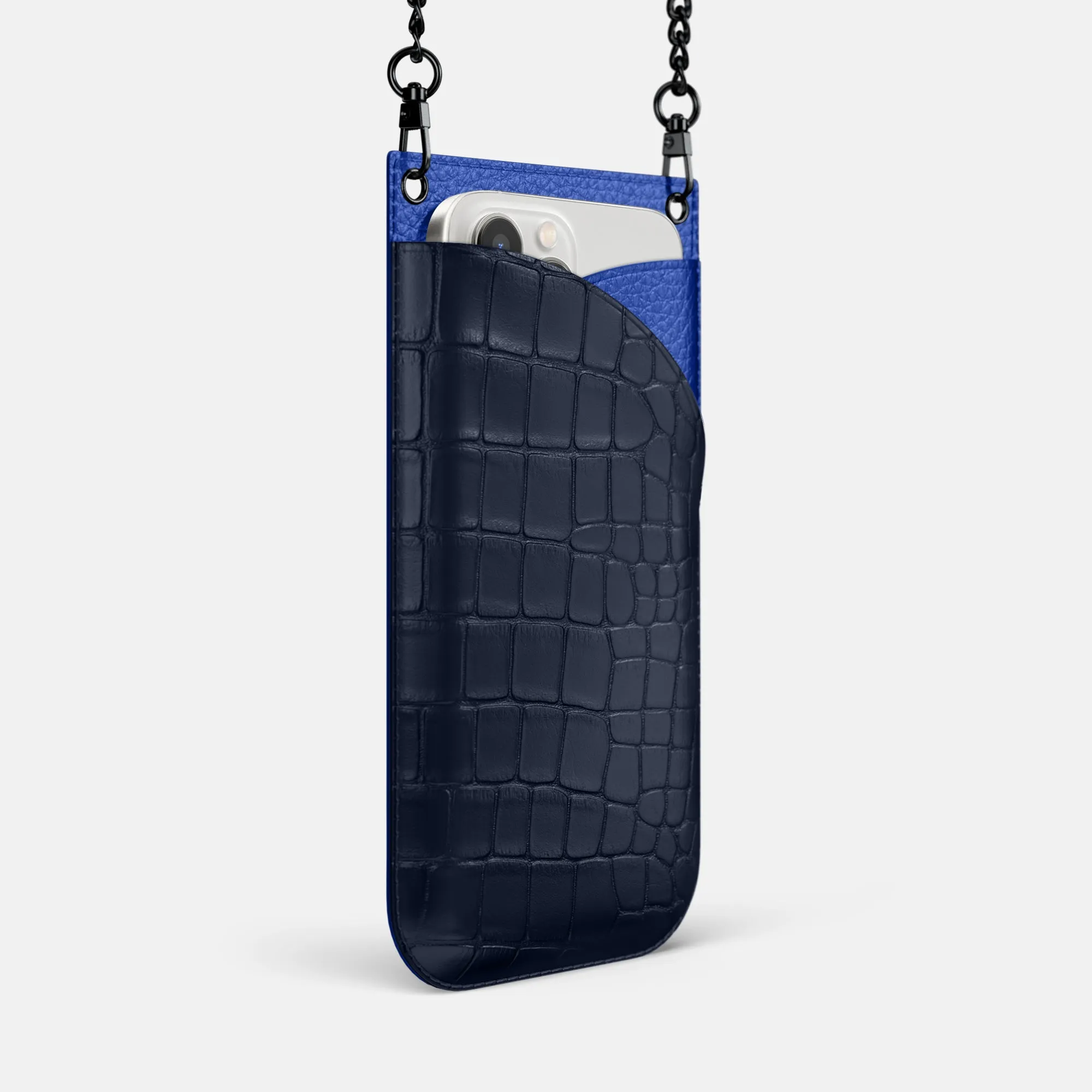 Crossbody Bag For iPhone 16 Pro Max In Alligator