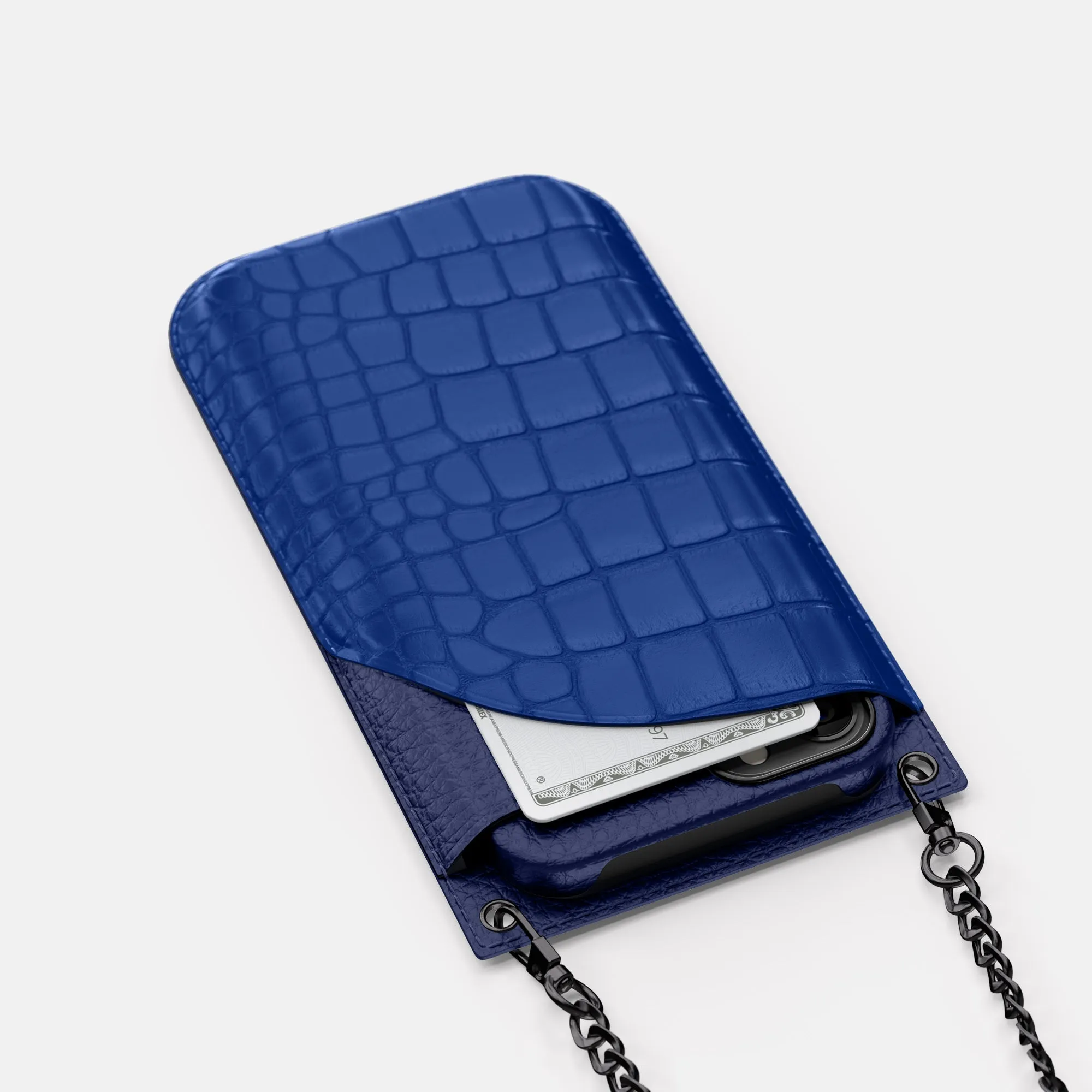 Crossbody Bag For iPhone 16 Pro Max In Alligator