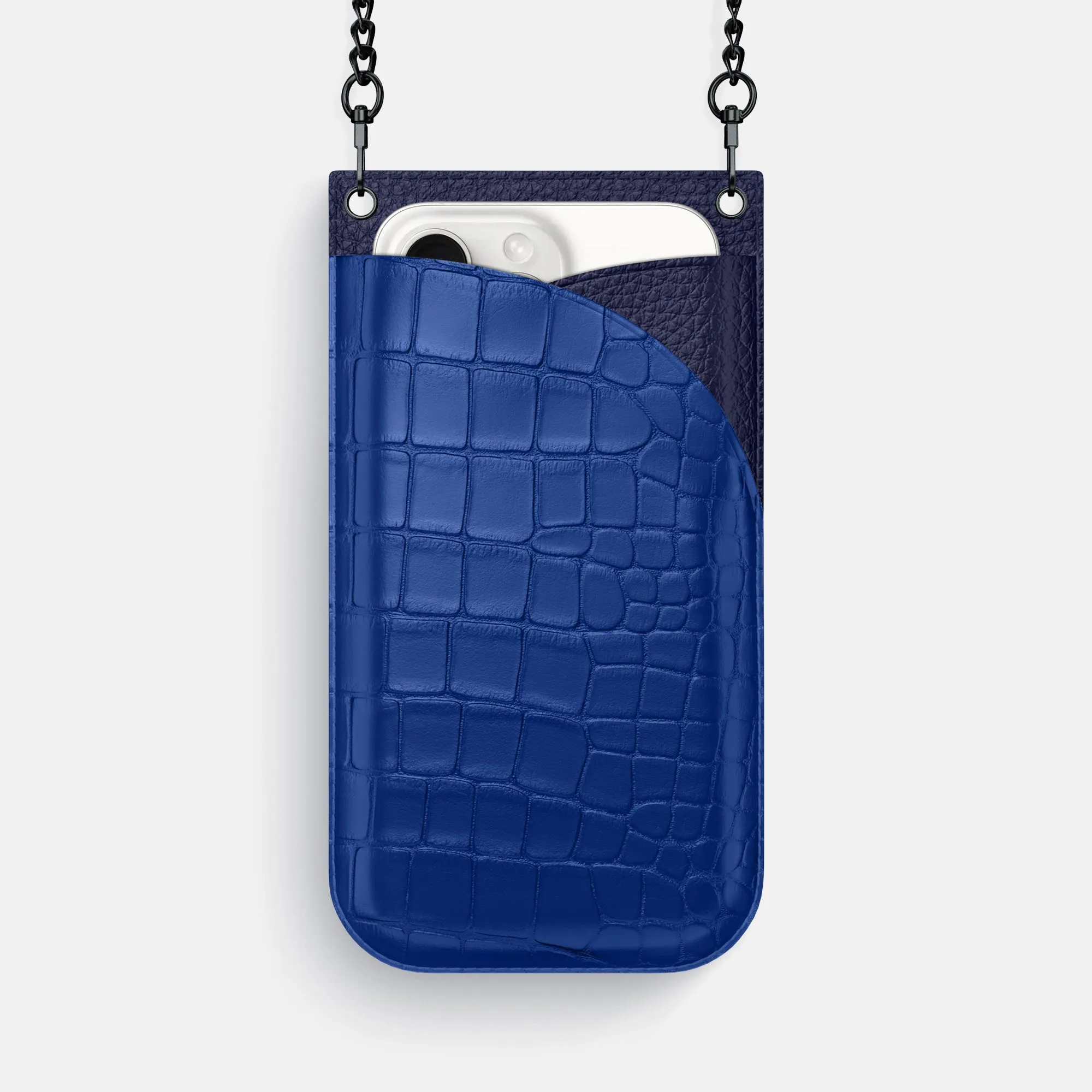 Crossbody Bag For iPhone 16 Pro Max In Alligator