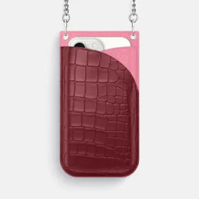 Crossbody Bag For iPhone 16 Pro Max In Alligator