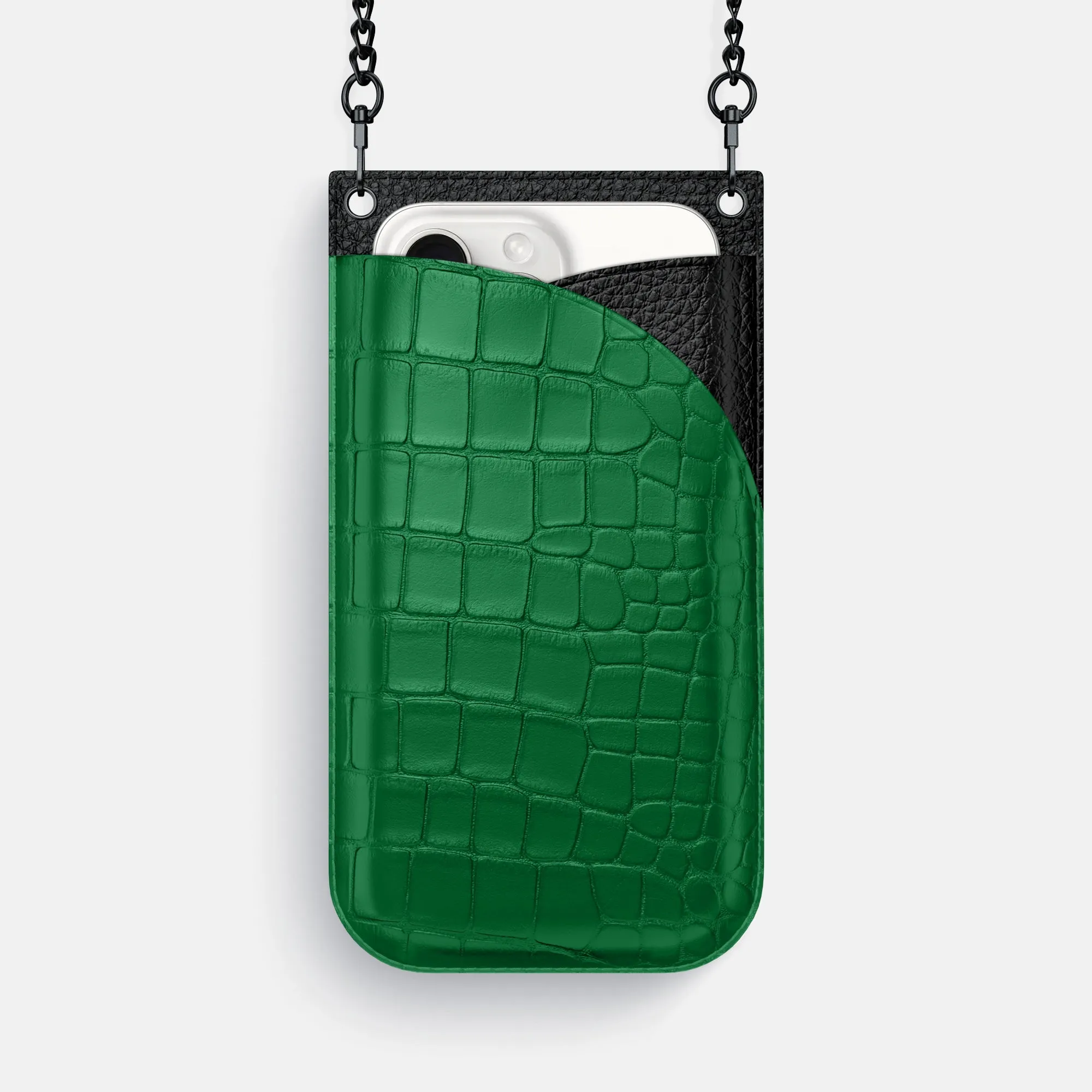 Crossbody Bag For iPhone 16 Pro Max In Alligator