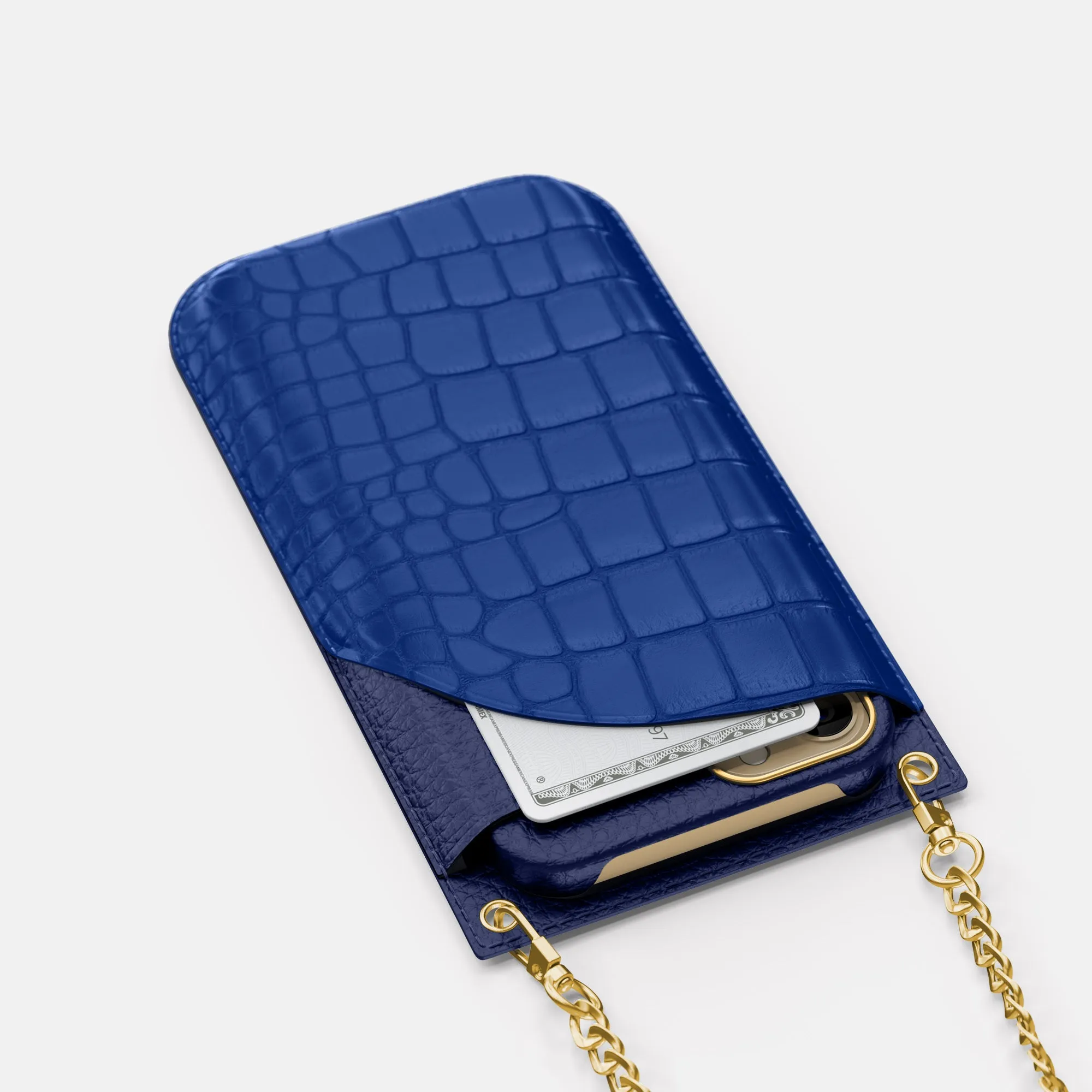 Crossbody Bag For iPhone 16 Pro Max In Alligator