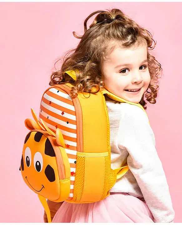 Cute Baby Giraffe Soft Plush Backpack  with Front Pocket for Kids