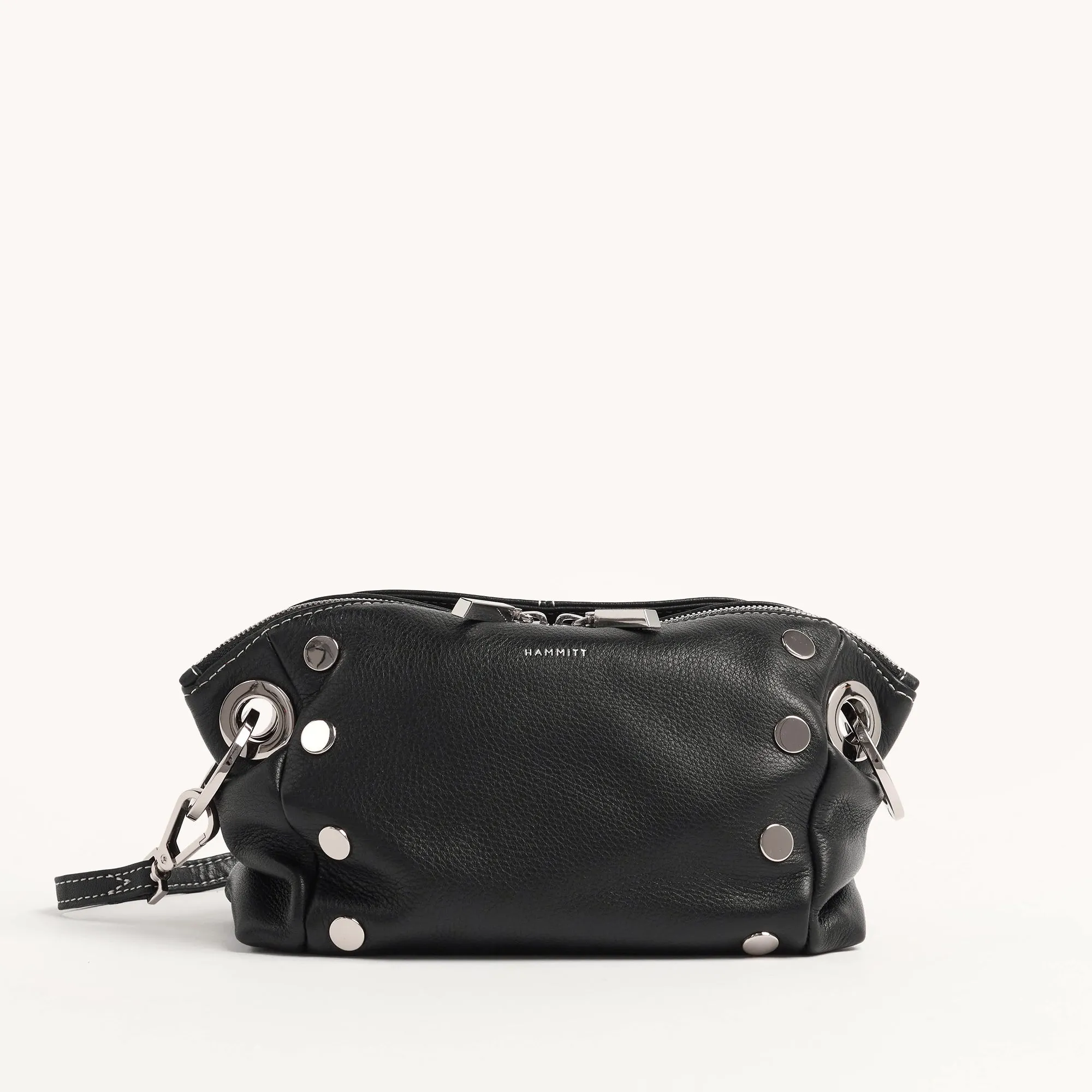 Daniel Crossbody Clutch | Tempo Black/Silver | sml